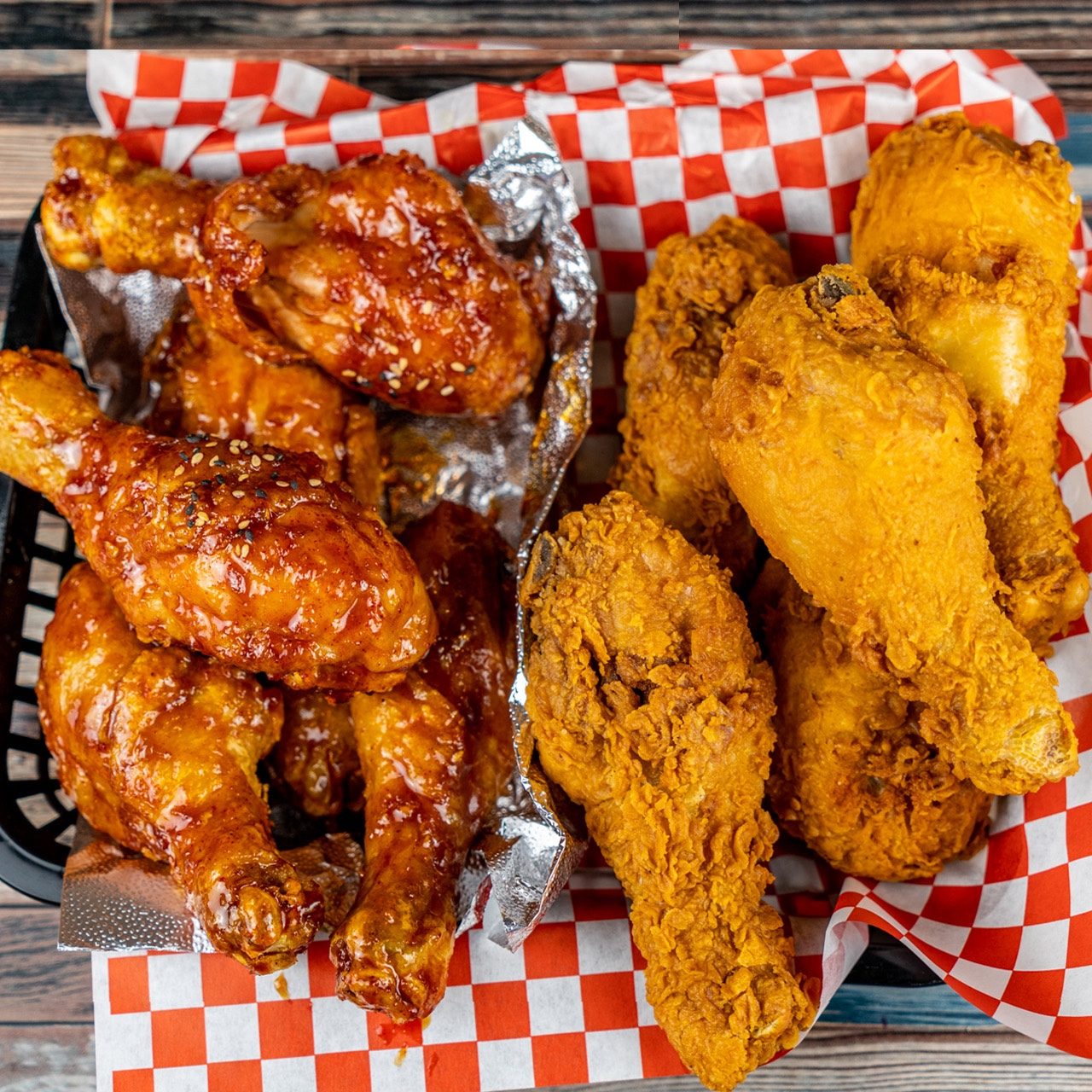 Drumsticks 10pcs (half & half).