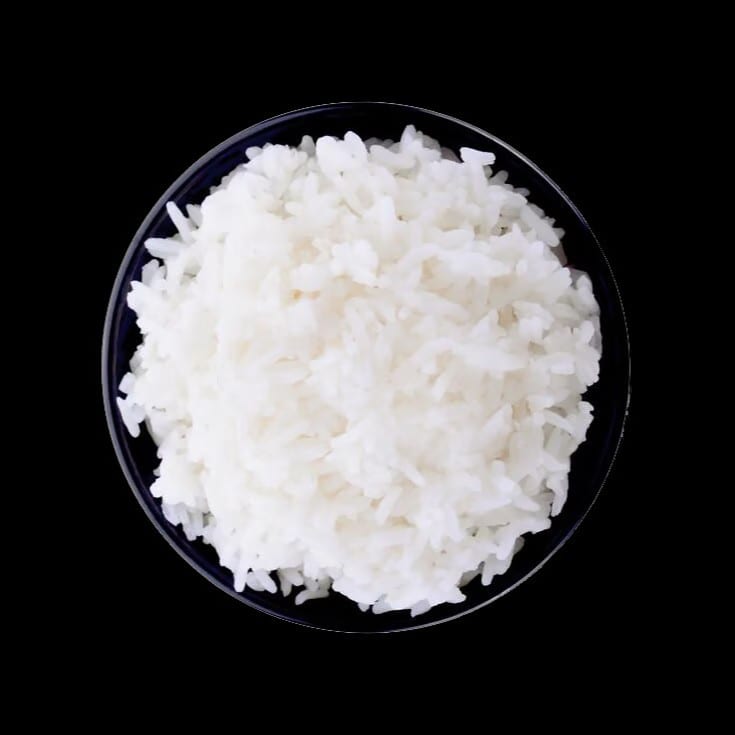 Steamed White Rice.