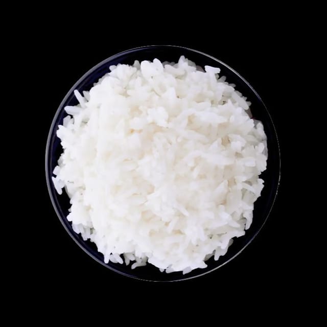 Steamed White Rice.